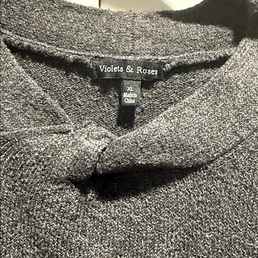 Stitch Fix Violets & Roses sweater - Picture 2 of 4